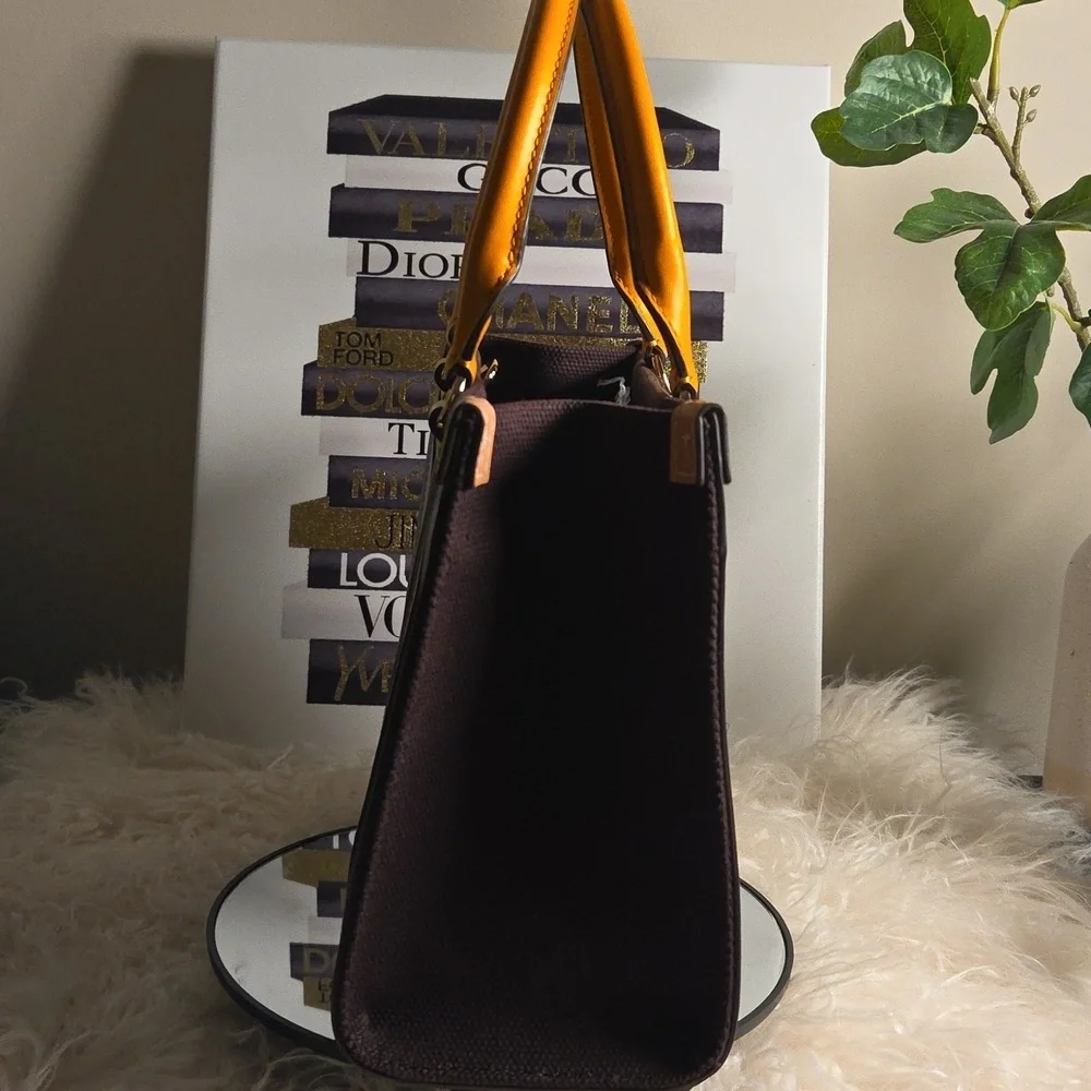 Tory Burch NWOTs Canvas Colorblock Tote